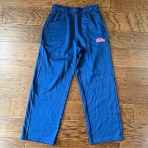 NIKE Boys Ole Miss Rebels Therma Fit Navy Sweatpants XL NCAA